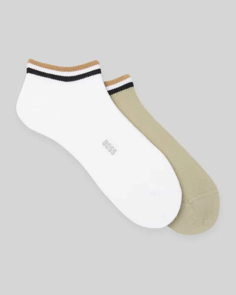 HUGO BOSS Socken aus Baumwoll-Mix im 2er-Pack Schilf