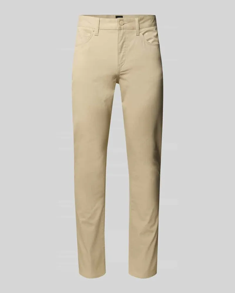 HUGO BOSS Slim Fit Modell Chino aus Baumwoll-Mix 'DELAWARE5 Beige