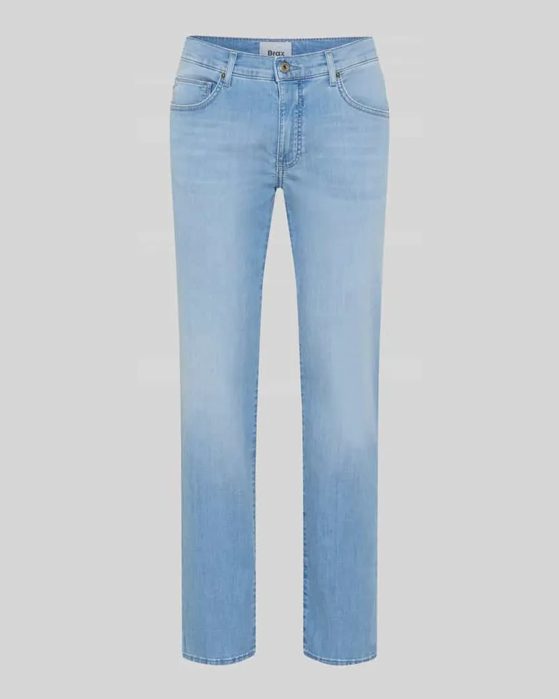 Brax Straight Fit Jeans aus Baumwoll-Mix Modell 'Cadiz Blau