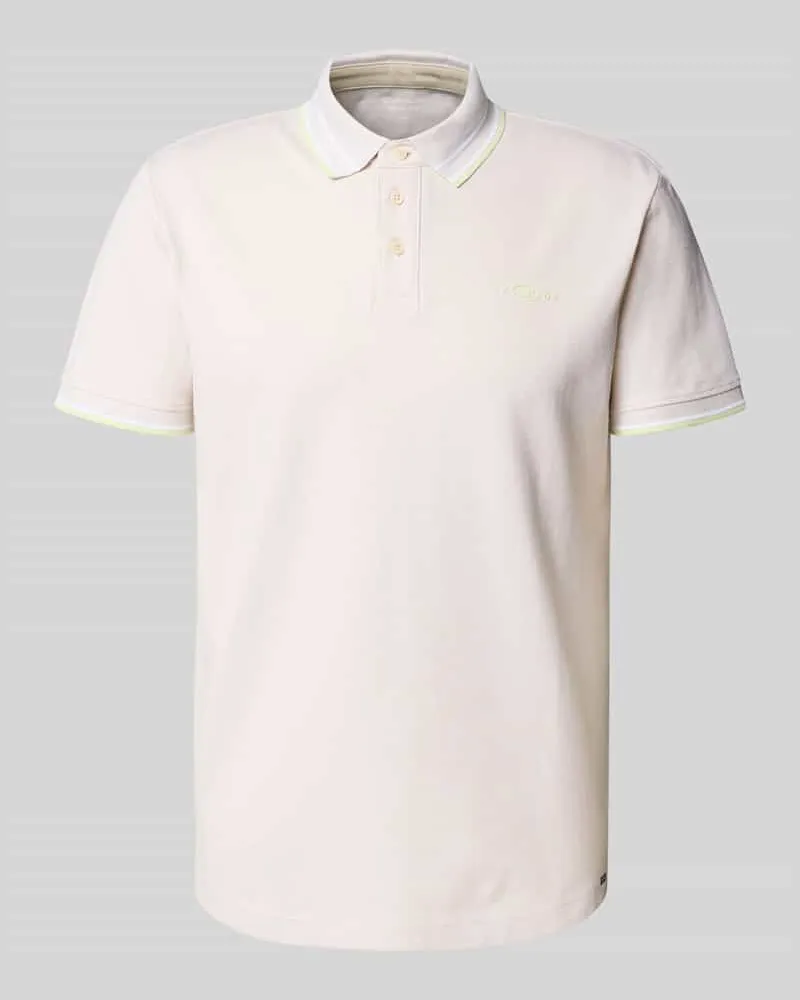 Tom Tailor Regular Fit Poloshirt aus Baumwoll-Mix 