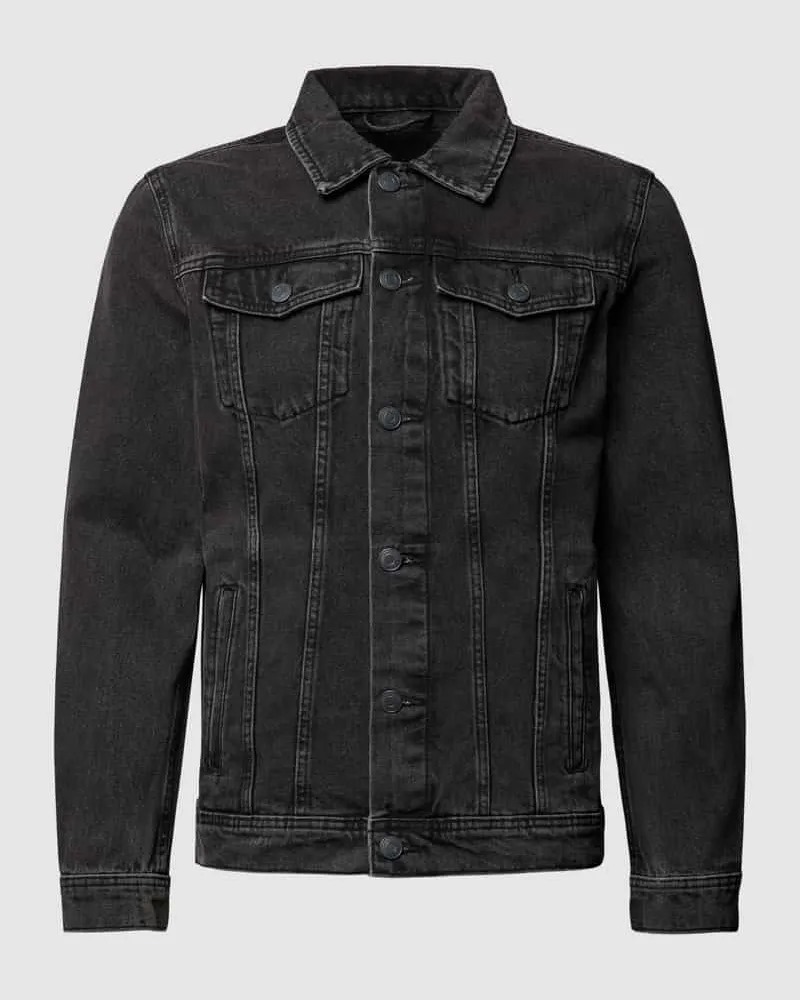 Jack & Jones Jeansjacke mit Brustpattentaschen Modell 'JEAN 