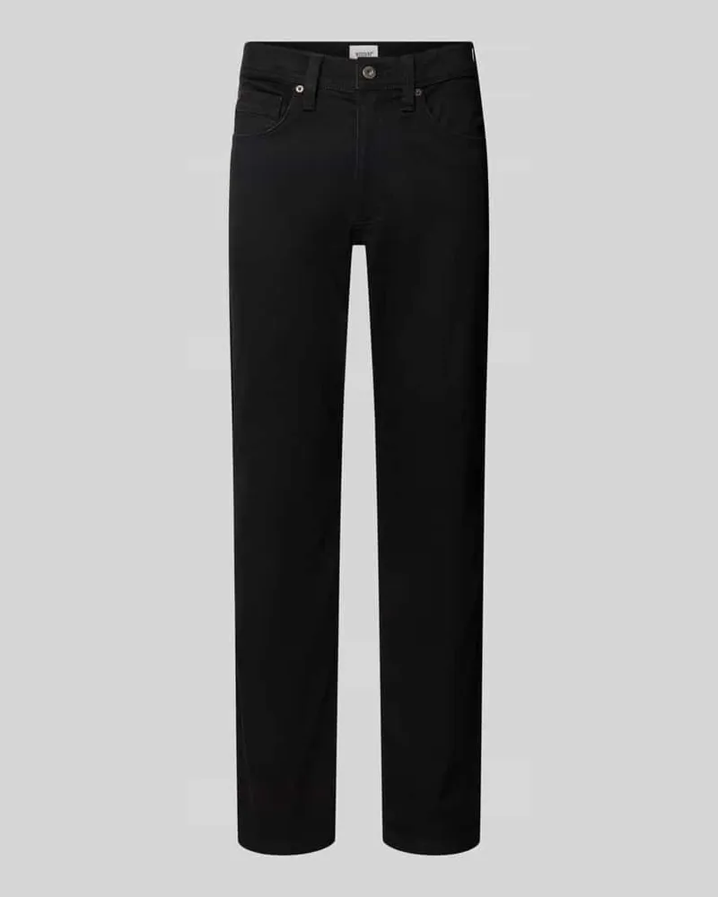 Mustang Straight Fit Jeans aus Baumwoll-Mix mit Viskose-Anteil Black