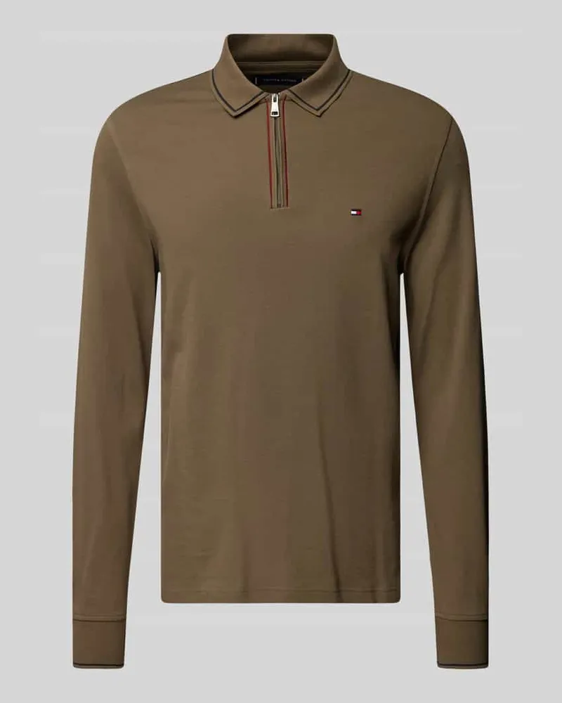 Tommy Hilfiger Slim Fit Poloshirt mit Label-Stitching 