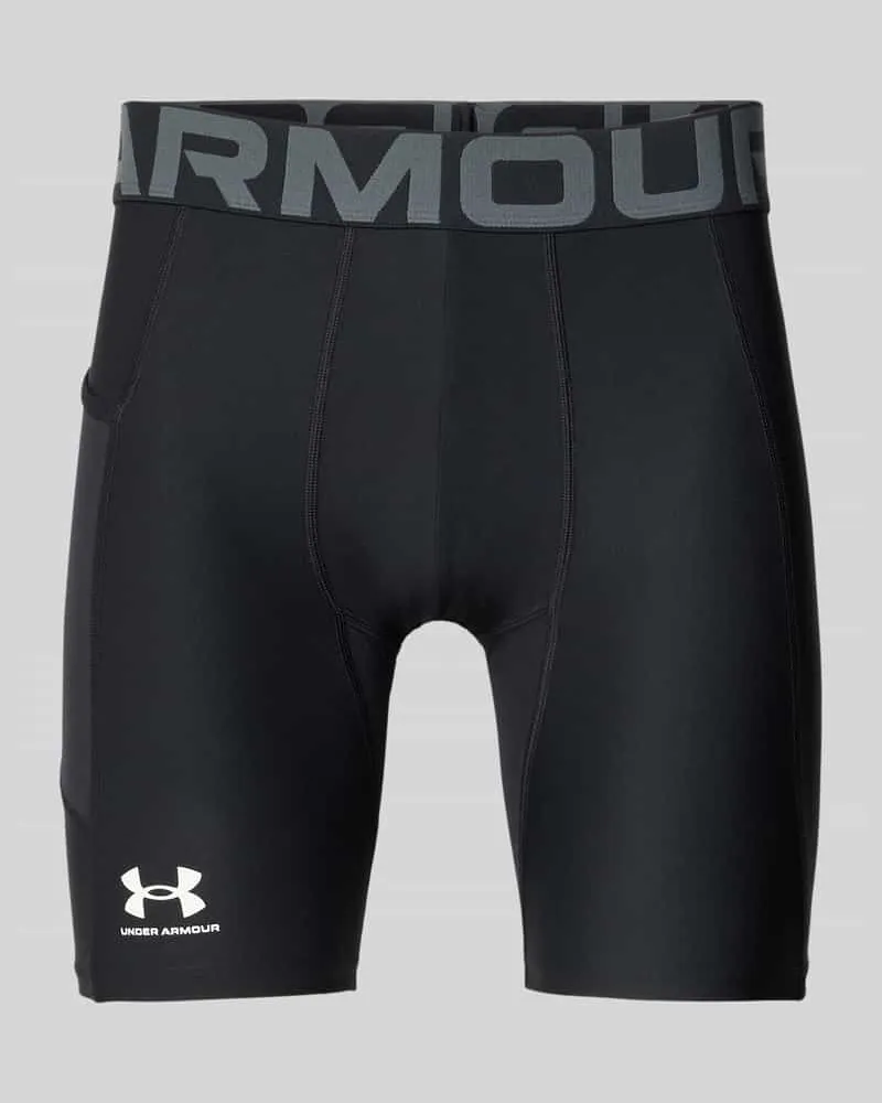 Under Armour Shorts mit elatischem Logo-Bund Black