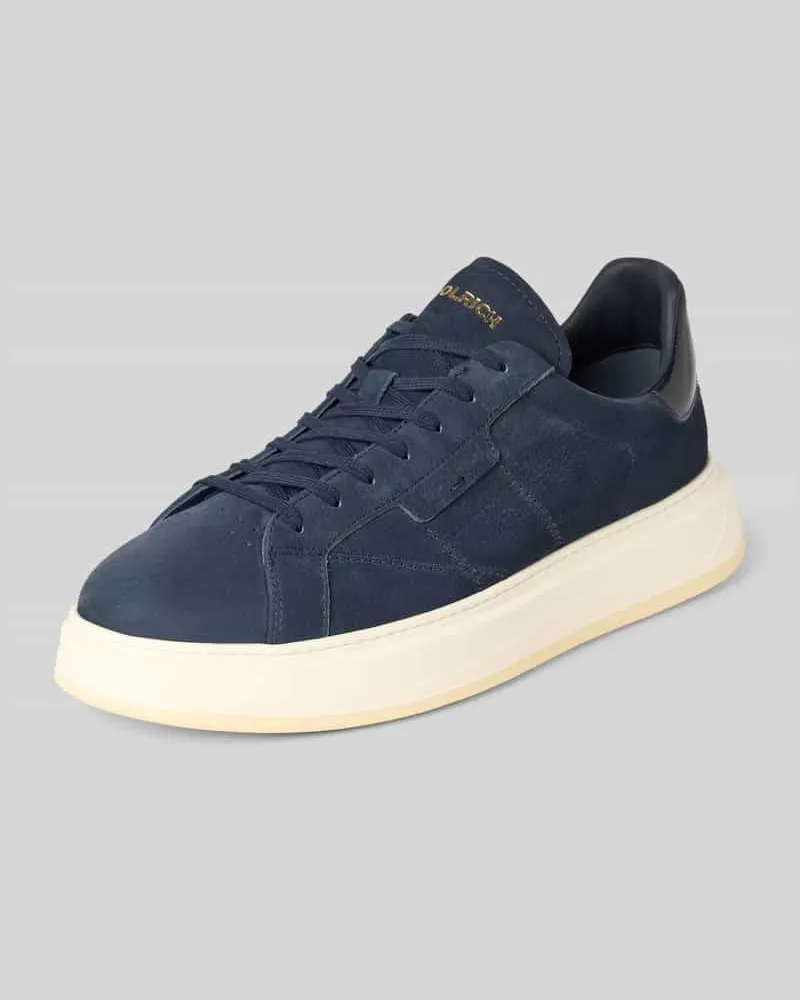 Woolrich Chunky Sneaker aus Leder mit Schnürung 