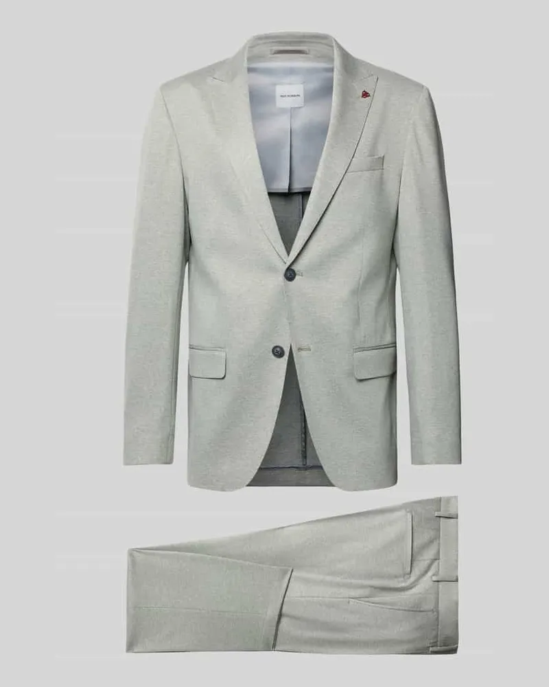 Roy Robson Slim Fit Anzug mit steigendem Revers Mint
