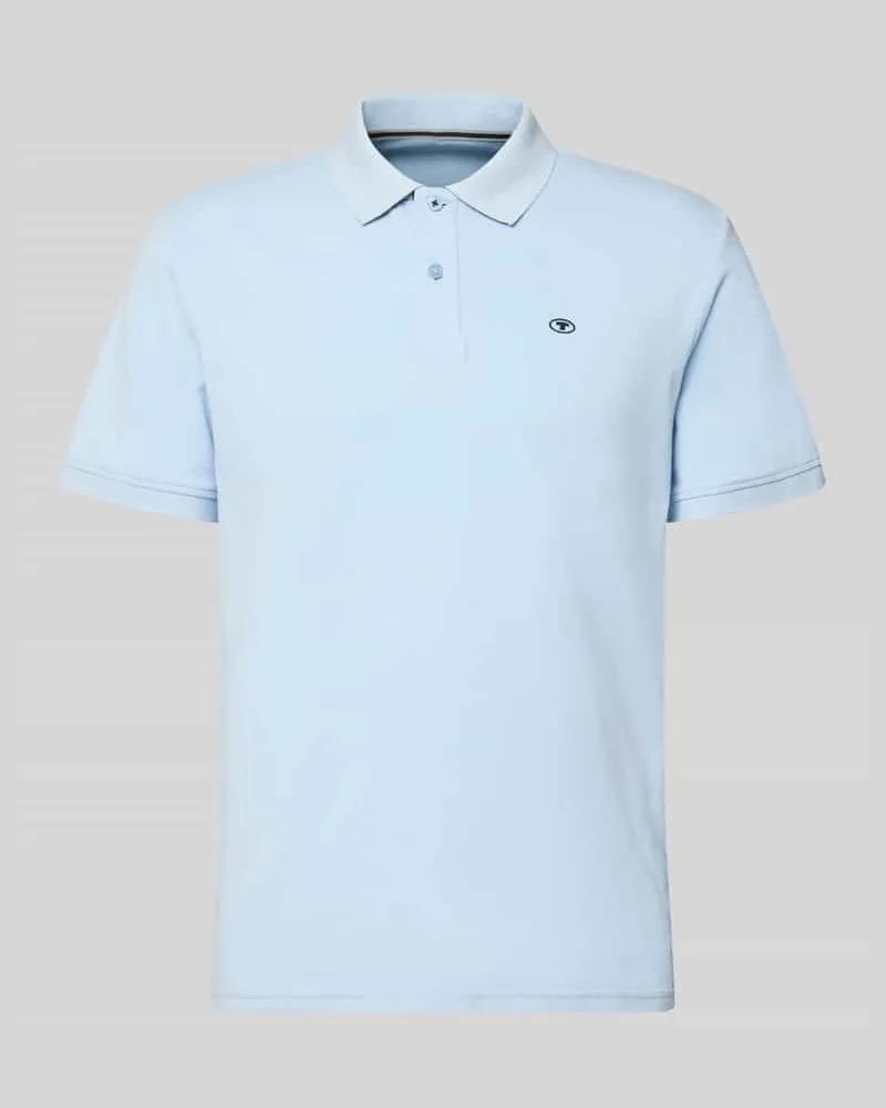 Tom Tailor Regular Fit Poloshirt aus reiner Baumwolle Hellblau