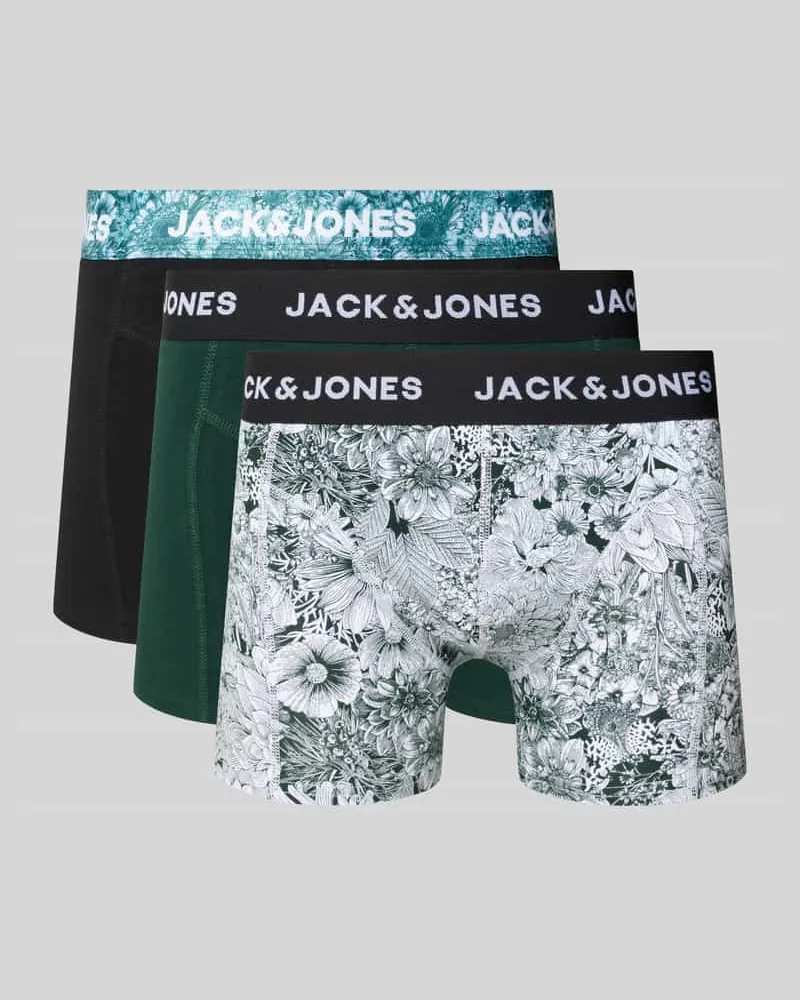 Jack & Jones Trunks mit elastischem Bund im 3er-Pack Modell 'ADRIAN 