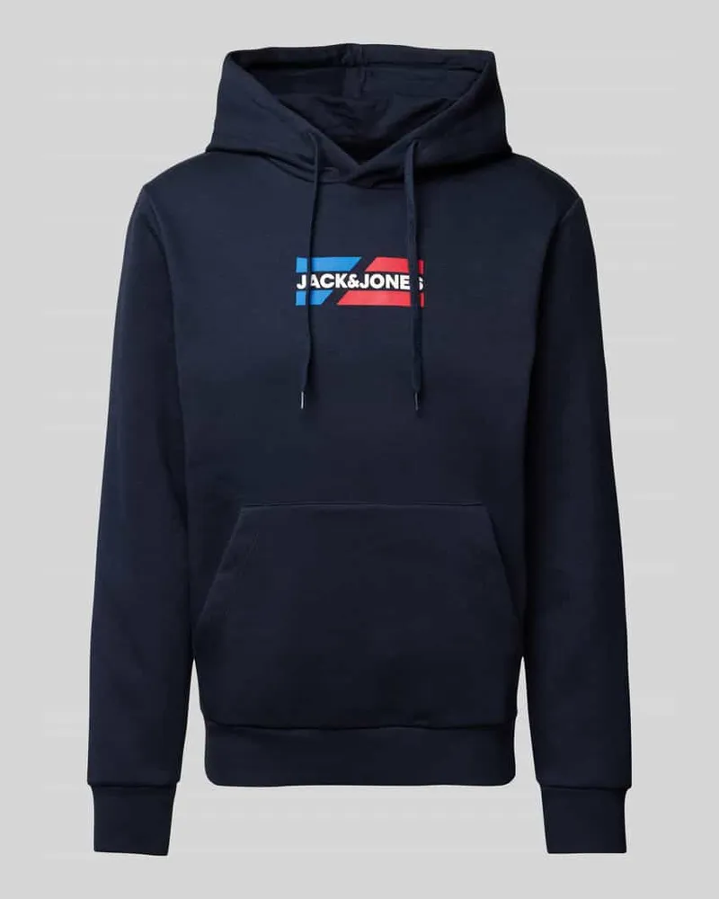 Jack & Jones Hoodie mit Label-Print Modell 'ECORP 
