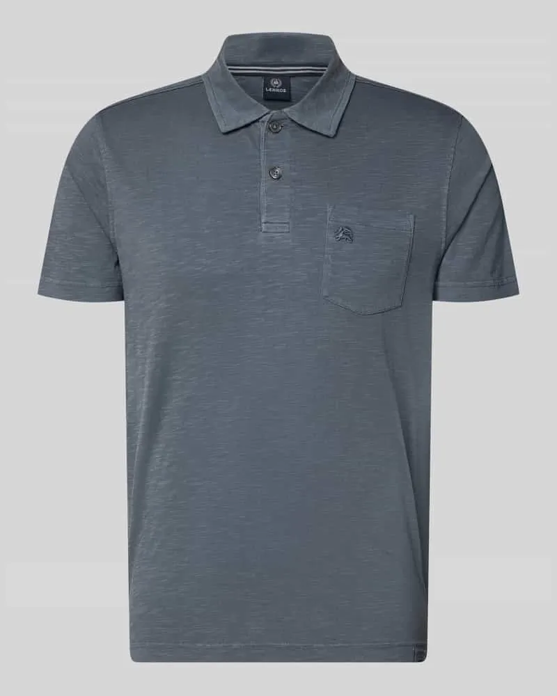 Lerros Regular Fit Poloshirt mit Brusttasche Khaki