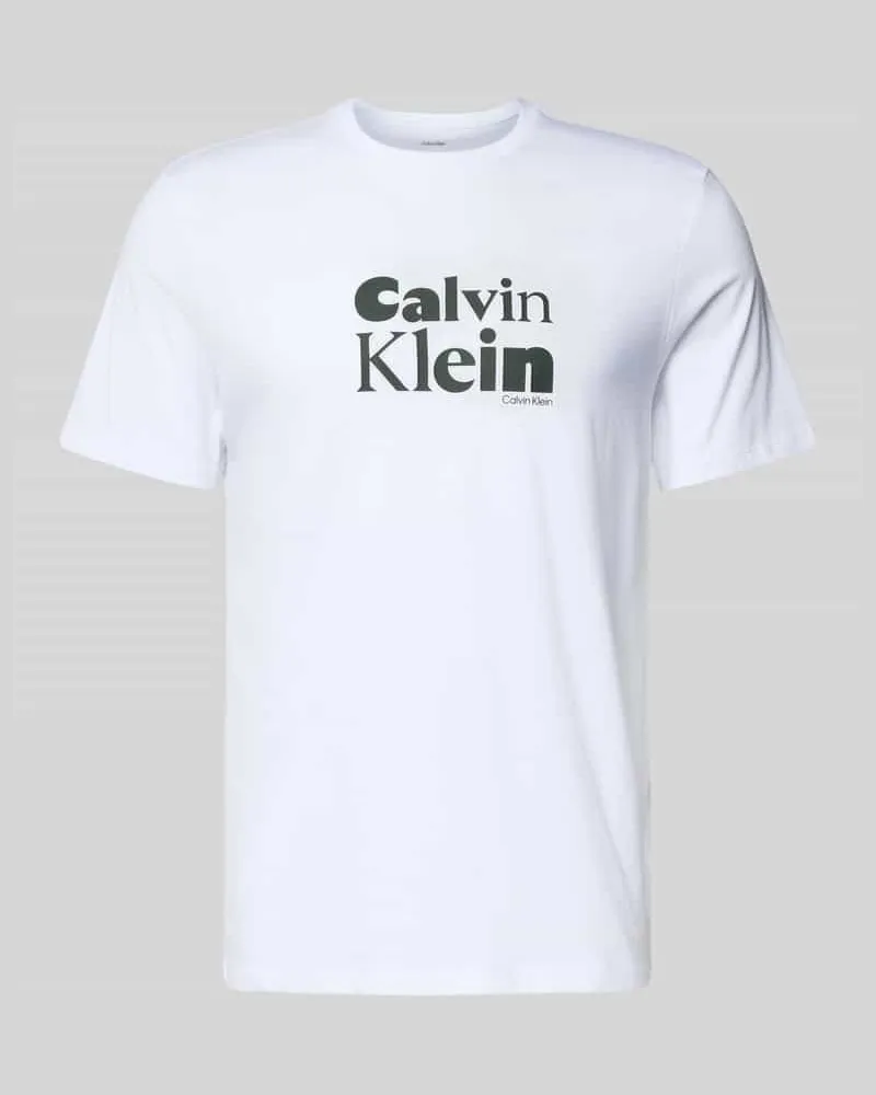 Calvin Klein T-Shirt mit Label-Print 