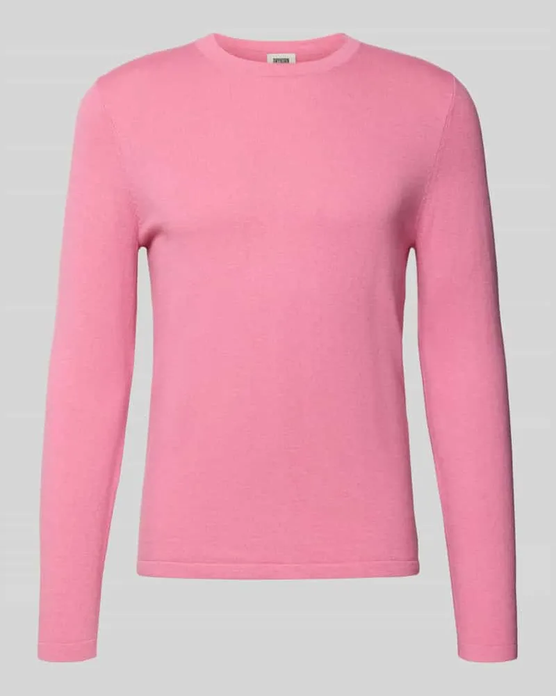 Drykorn Strickpullover mit gerippten Abschlüssen Modell 'Irmino Hellrosa