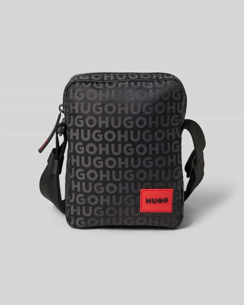 HUGO BOSS Umhängetasche mit Schulterriemen Modell 'ETHON Black