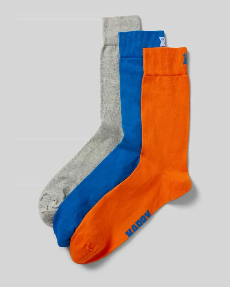 Happy Socks Socken mit Label-Print 
