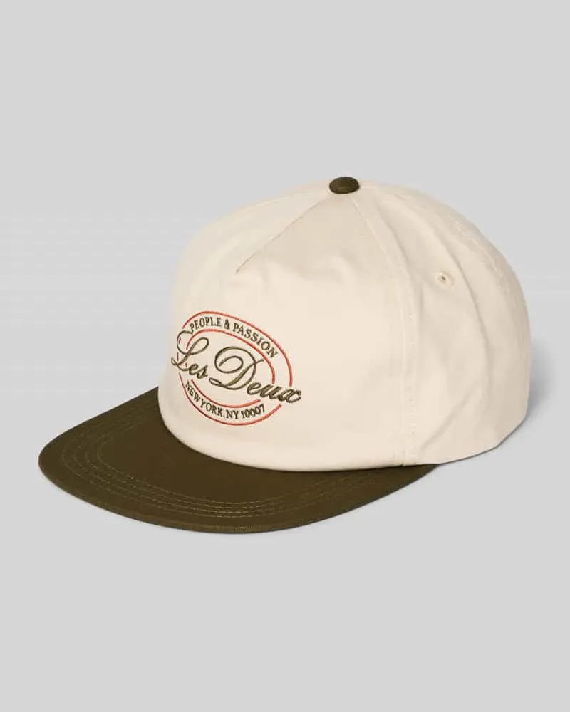LES DEUX Basecap mit Label-Stitching Modell 'Glen 