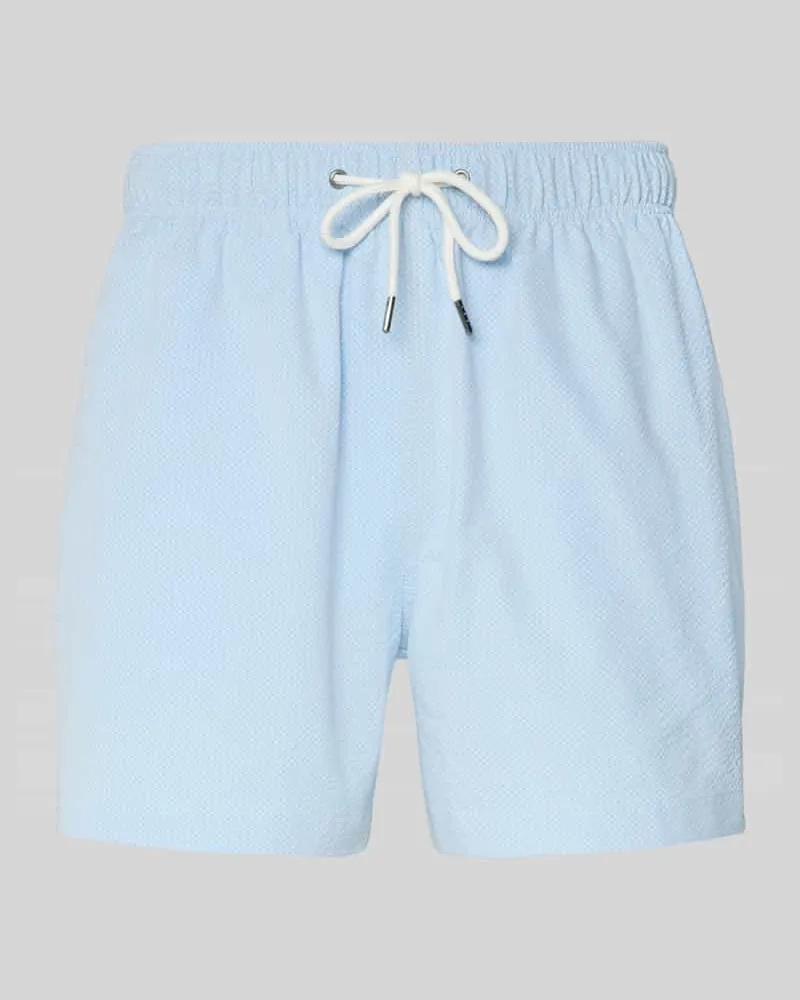 McNeal Badehose mit elastischem Bund und Gesäßtasche Metallic