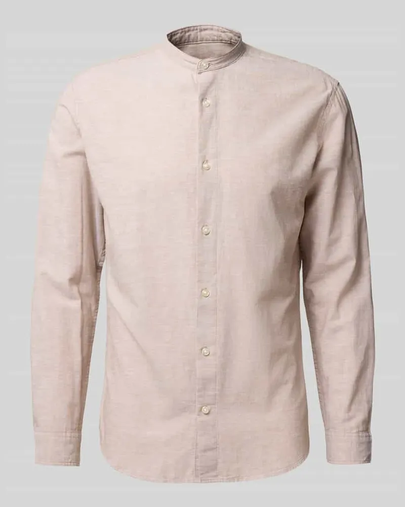 Jack & Jones Slim Fit Freizeithemd mit Leinen-Anteil Modell 'BREEZE 