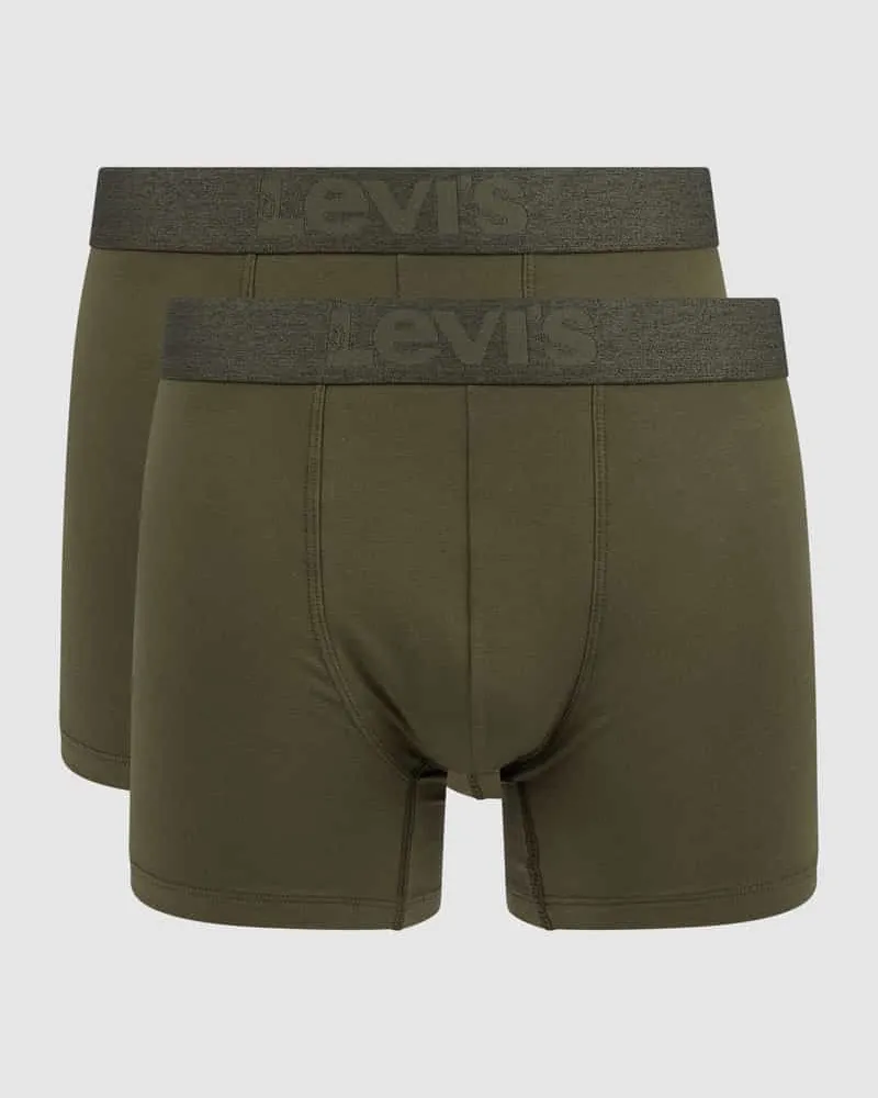 Levi's Trunks mit Stretch-Anteil im 2er-Pack Khaki