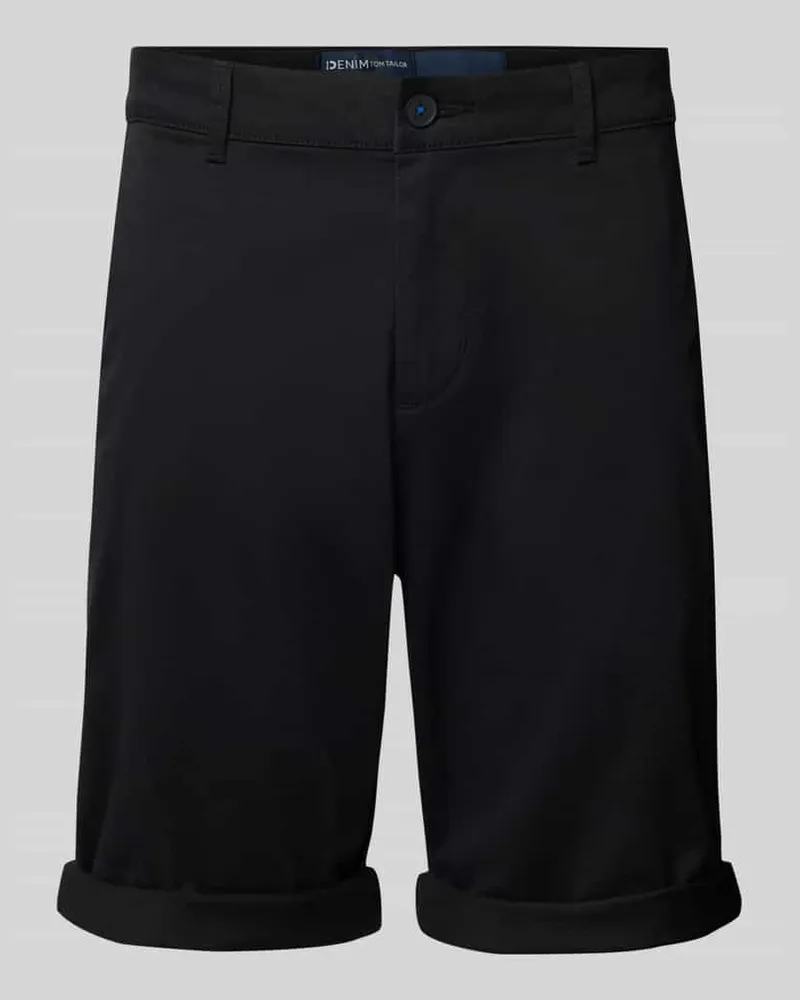 Tom Tailor Regular Fit Bermudas aus Baumwoll-Mix 