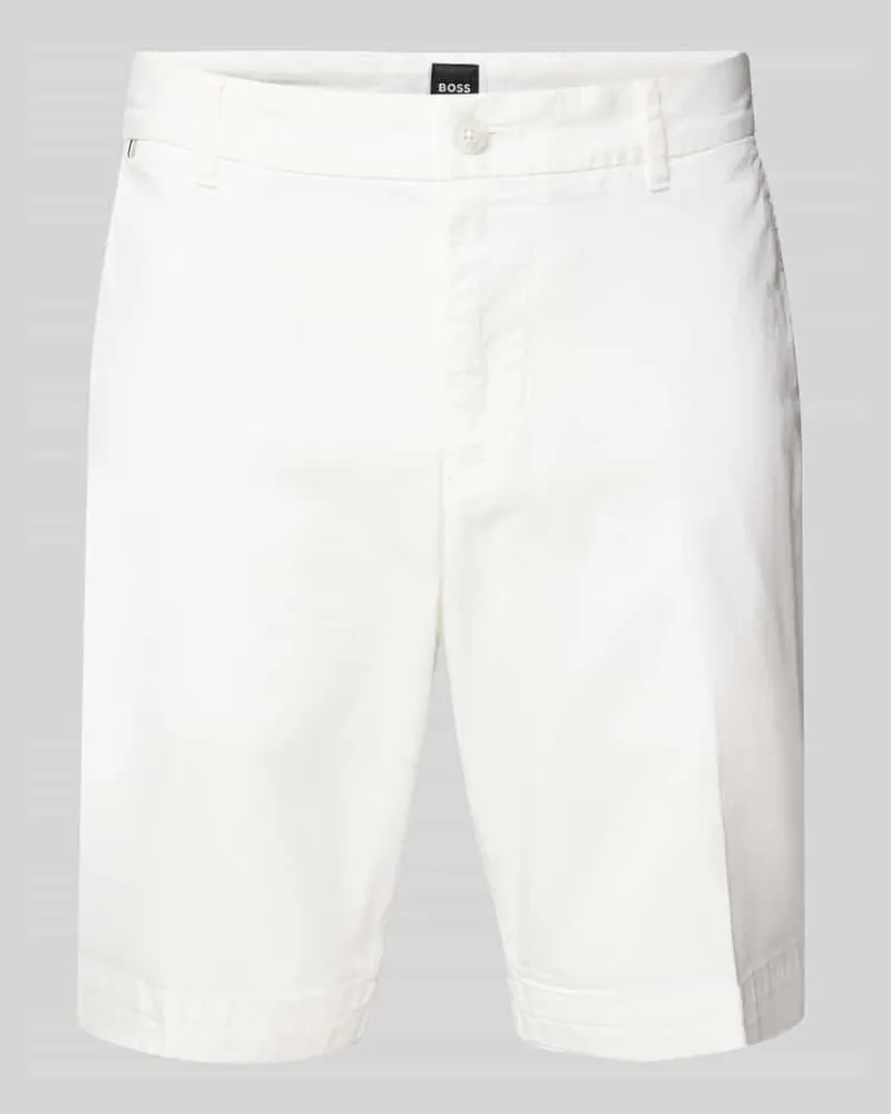 HUGO BOSS Slim Fit Shorts mit Gürtelschlaufen Modell 'Slice 