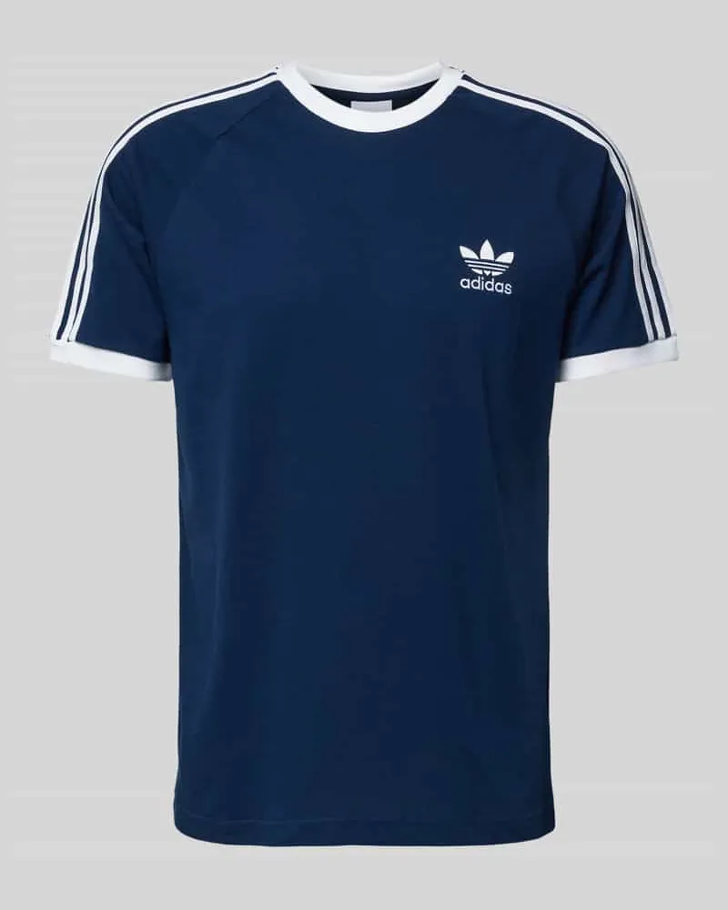 adidas T-Shirt mit gerippten Abschlüssen 