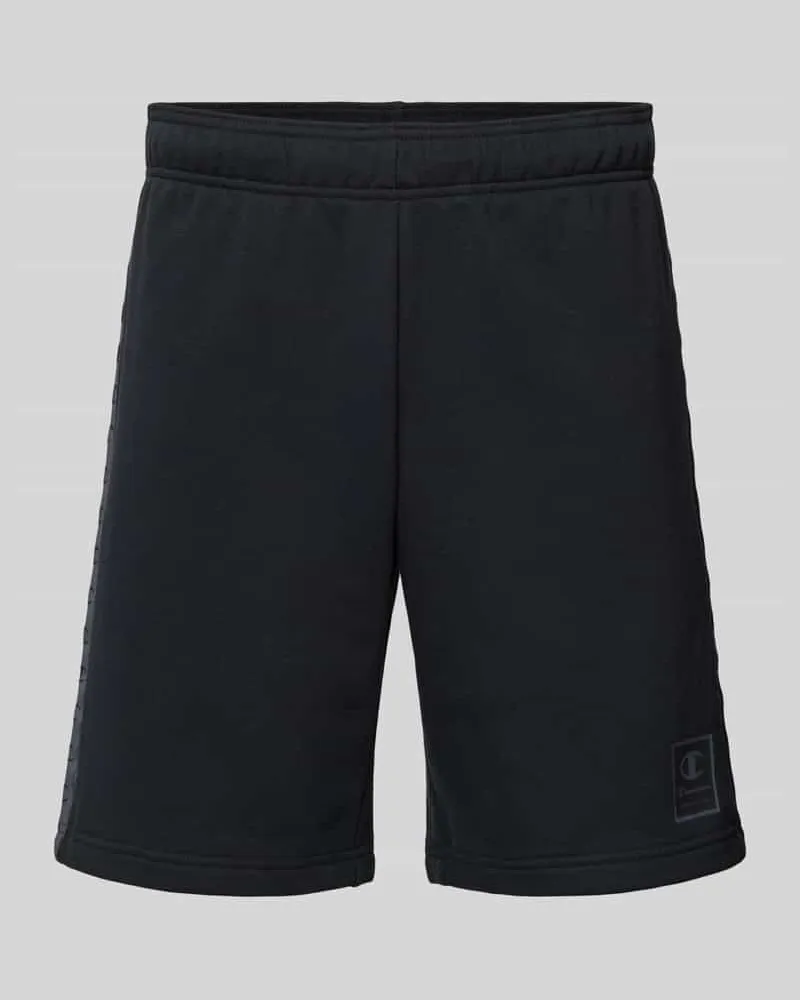 Champion Tapered Fit Sweatshorts mit Label-Print 