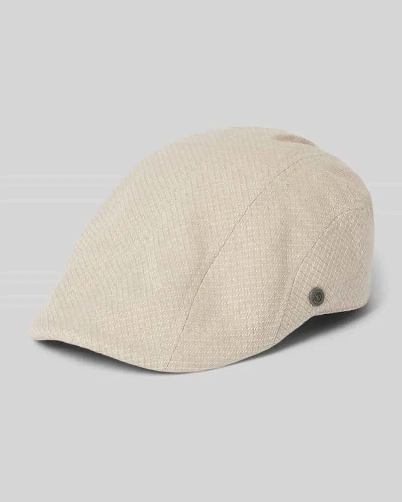 Bugatti Schirmmütze aus Leinen-Baumwoll-Mix Beige