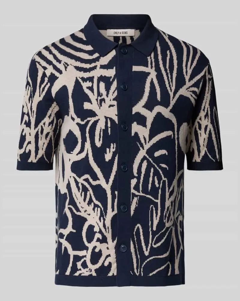 Only & Sons Freizeithemd mit Knopfleiste Modell 'KIMO 