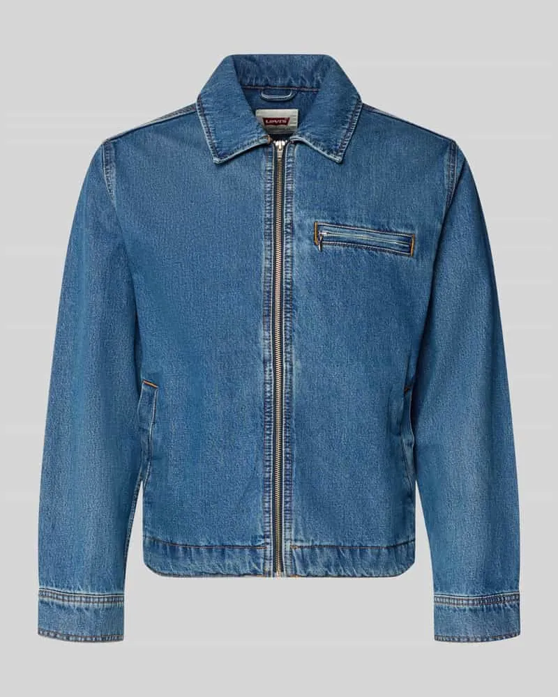 Levi's Regular Fit Jeansjacke aus reiner Baumwolle Modell 'CRISTOBAL Jeansblau