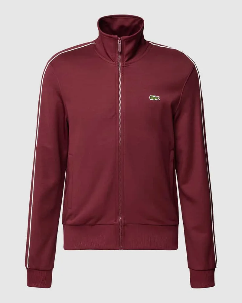 Lacoste Sweatjacke mit Stehkragen 