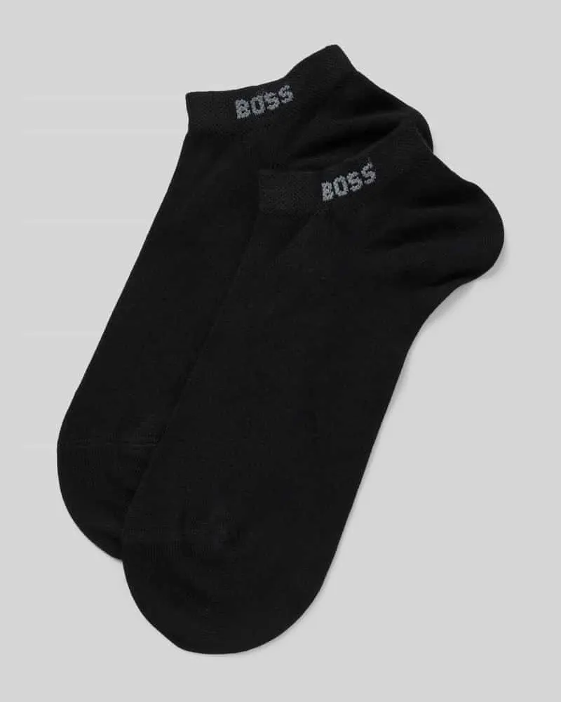 HUGO BOSS Sneaker-Socken aus Baumwoll-Mix im 2er-Pack Black