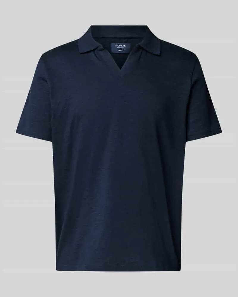 McNeal Poloshirt mit V-Ausschnitt 