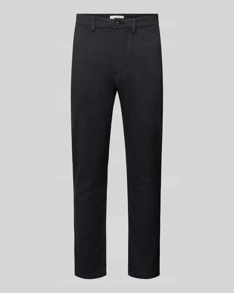 Selected Slim Fit Chino aus Baumwoll-Mix Model 'MILES Anthrazit