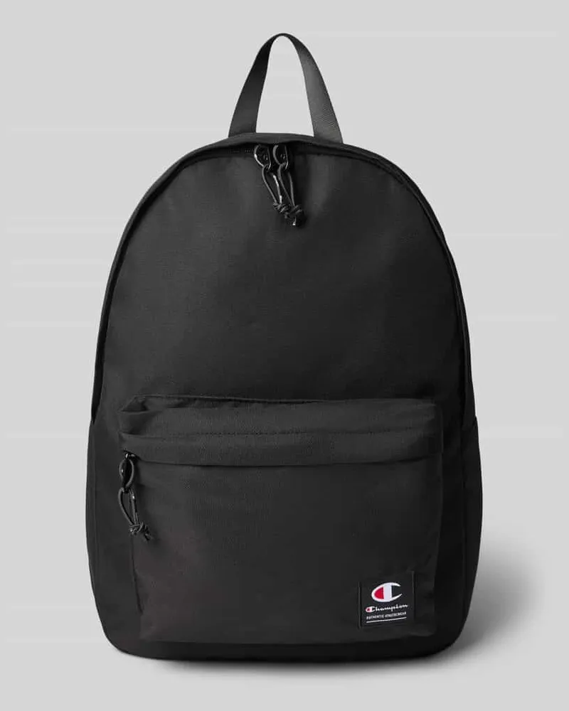 Champion Rucksack mit Label-Patch Black