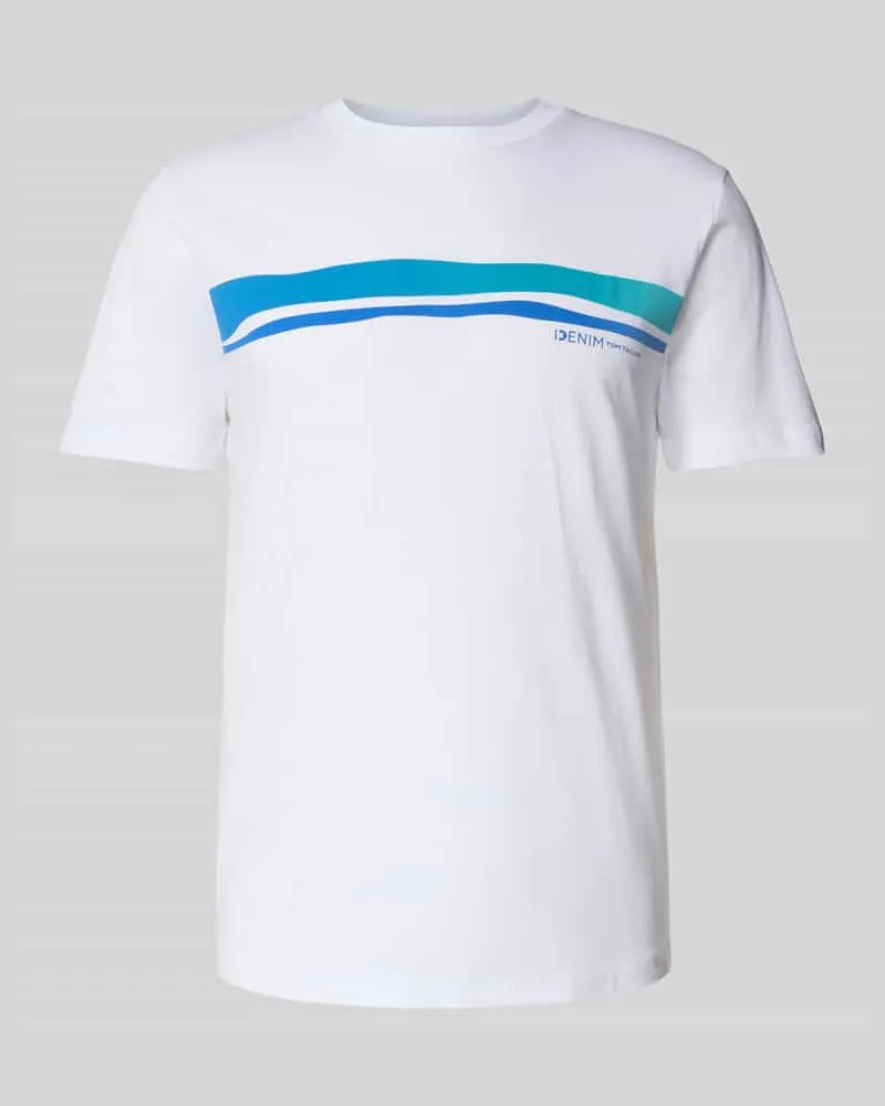 Tom Tailor Regular Fit T-Shirt aus reiner Baumwolle 