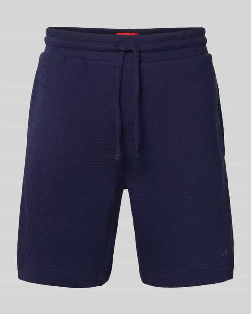 HUGO BOSS Regular Fit Sweatshorts aus Baumwoll-Mix Modell 'AUSTIN SHORTS 