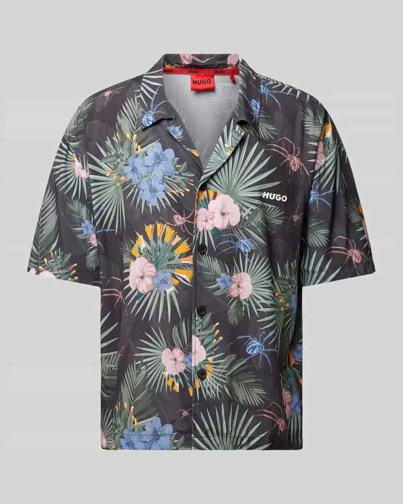 HUGO BOSS Relaxed Fit Freizeithemd aus Viskose Modell 'BEACH 
