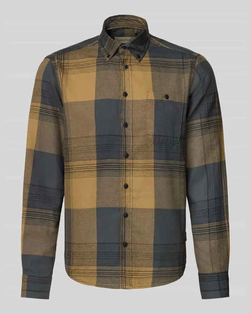 Blend Regular Fit Freizeithemd mit Button-Down-Kragen Modell 'Dac 