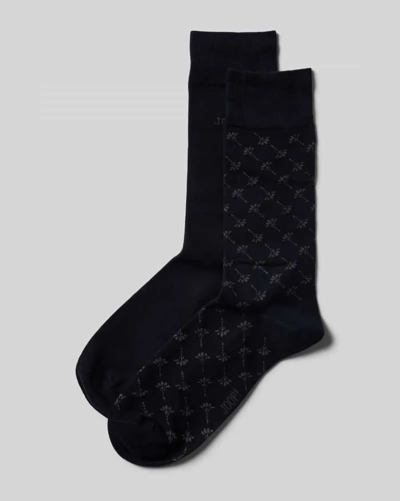 JOOP! Socken mit elastischem Rippenbündchen im 2er-Pack 