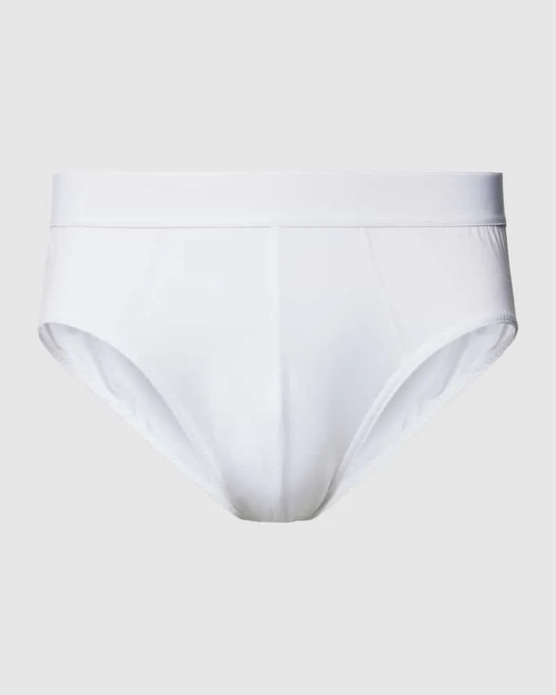 Mey Slip mit elastischem Bund Modell 'Superior Weiss
