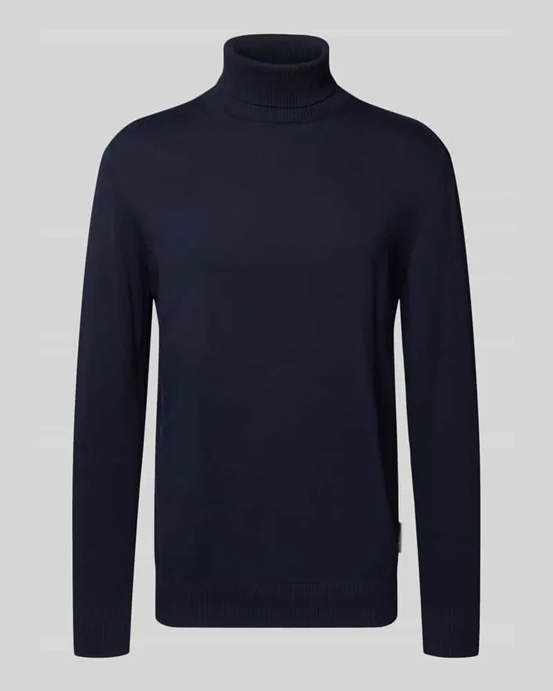 Tom Tailor Regular Fit Rollkragenpullover aus reiner Baumwolle 