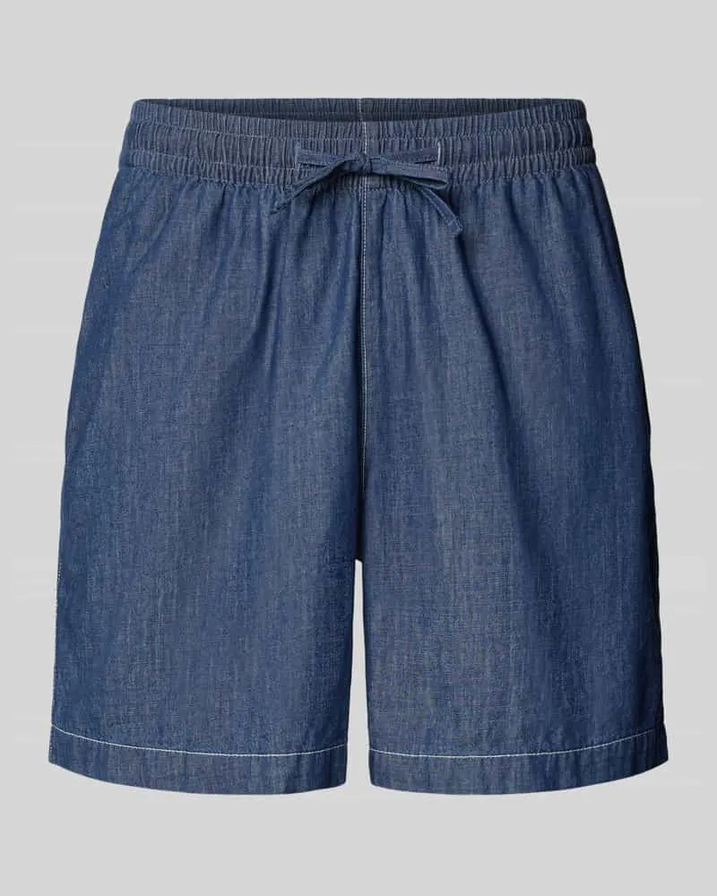 Lacoste Relaxed Fit Jeansshorts aus reiner Baumwolle Jeansblau