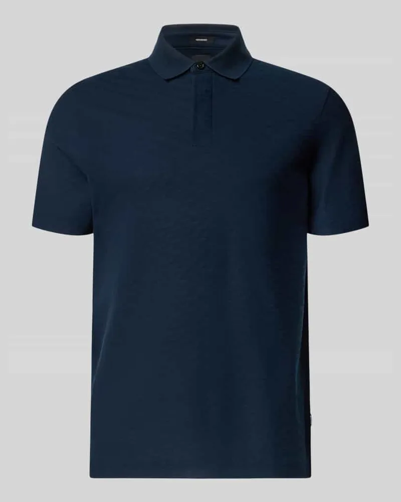 HUGO BOSS Regular Fit Poloshirt aus reiner Baumwolle Modell 'H-PACK189 Marine
