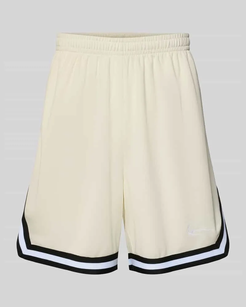 Karl Kani Regular Fit Shorts mit elastischem Bund Offwhite