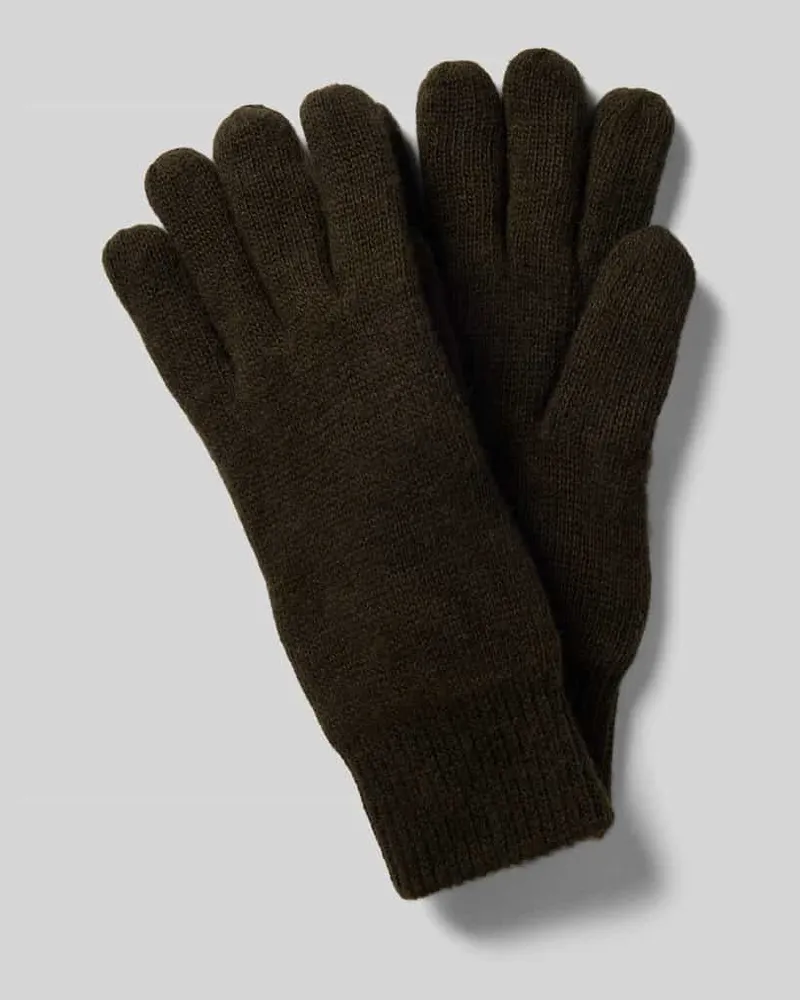 Barbour Strickhandschuhe aus Woll-Mix Modell 'CARLTON 