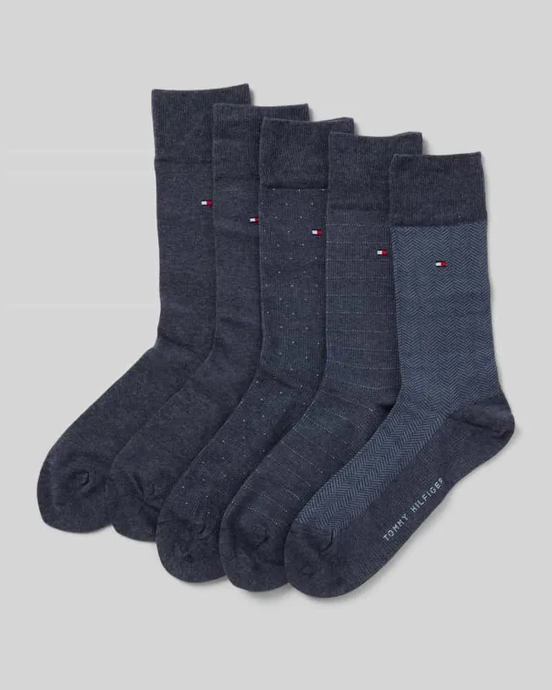 Tommy Hilfiger Socken aus Baumwoll-Mix im 6er-Pack Jeansblau