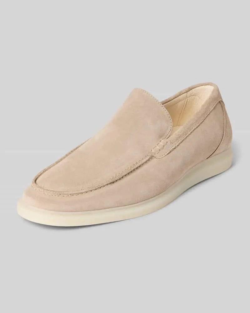 Henry Stevens Loafers aus Leder Modell 'Elia Beige