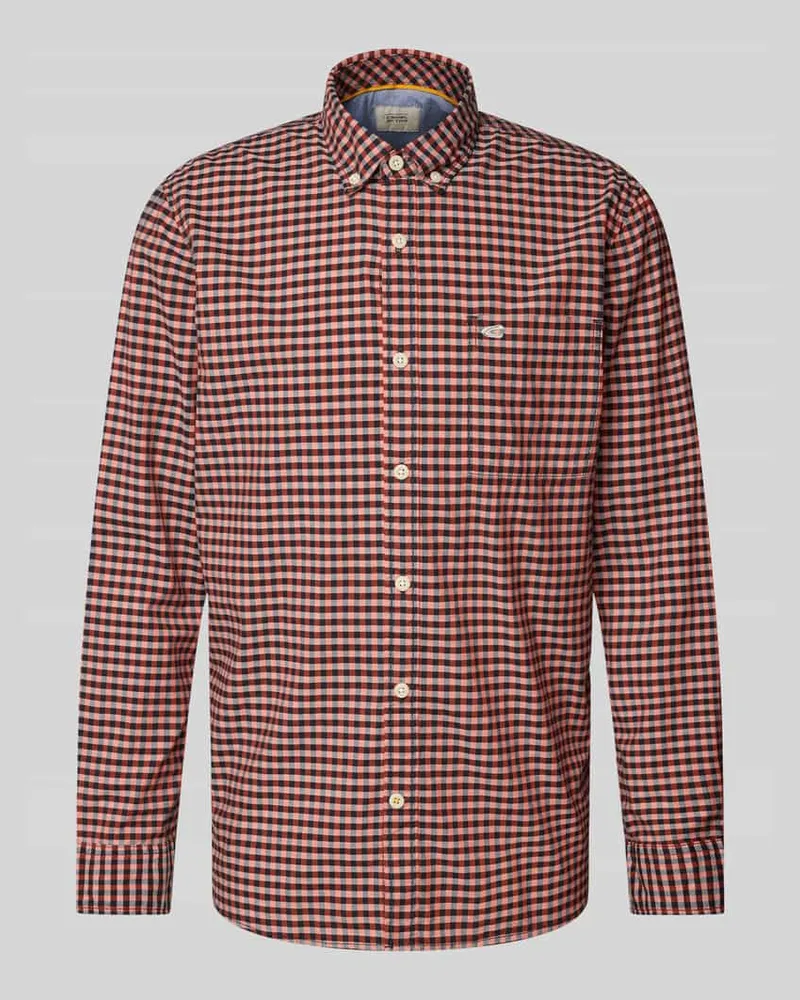 Camel Active Regular Fit Freizeithemd mit Button-Down-Kragen 