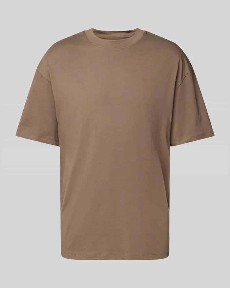 Jack & Jones T-Shirt mit geripptem Rundhalsausschnitt Modell 'BRADLEY 