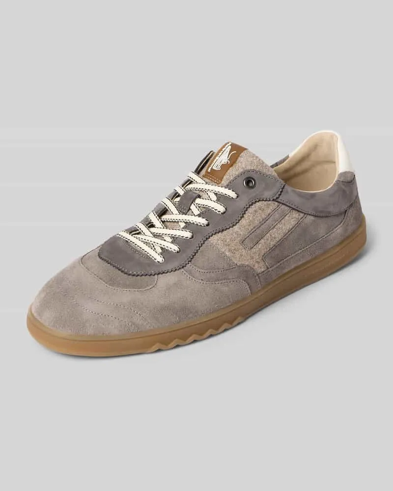 Floris van Bommel Sneaker aus echtem Leder Modell 'De Zaler Hellgrau